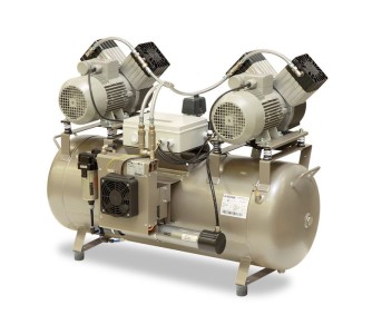 Компрессор без осушителя DK50 2x2V/110 230 V 280 л/мин ресивер 110л (Ekom spol. s r.o Словакия)
