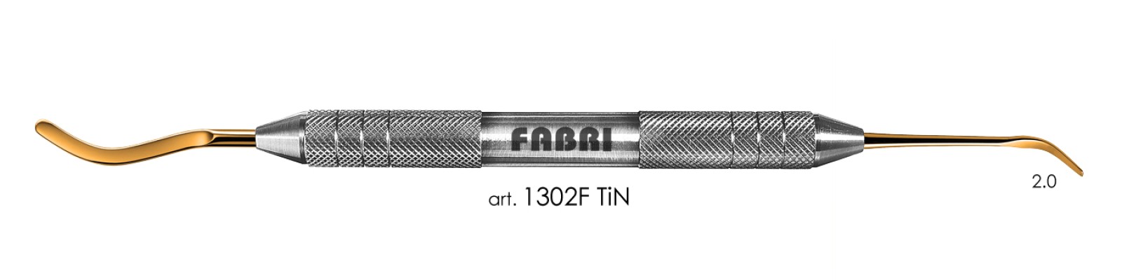ФАБРИ Fabri - Двухсторонняя серповидная гладилка. (арт. 1302 F TIN)