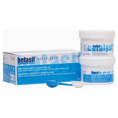Бетасил betasil putty soft А 60 НАБОР (база 2х 250мл, коррег. 2х50мл)