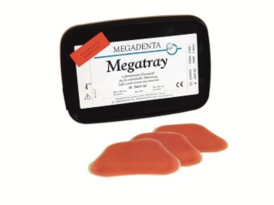 Мегатрей (Megatray) - светоотверждаемая пластмасса для индив. ложек/50шт.