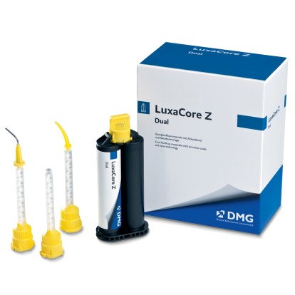 ЛюксаКор / LuxaCore Z Dual (Opac) - (набор) двойного отверждения, для восстановления культи зуба с оксидом циркония (48г), DMG / Германия