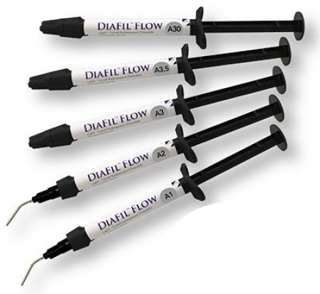 ДиаФил флоу DiaFil FLOW  - А1 (1шпрх2гр) -жидкотекуч пломбировочный материал