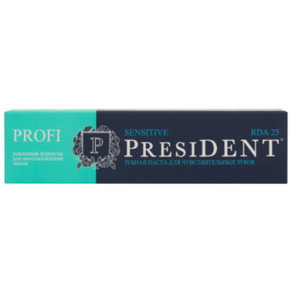 PRESIDENT PROFI Sensitive - зубная паста (50мл), PRESIDENT DENTAL / Германия