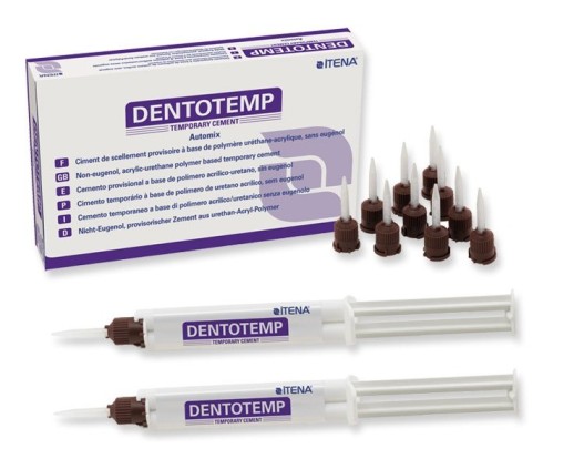 Временный цемент для фиксации зубных коронок DentoTemp (ITENA)