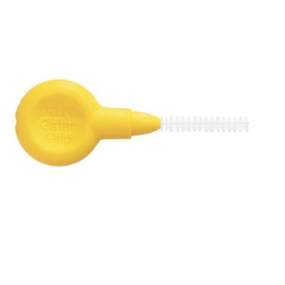 Очень мягкий желтый цилиндрический ершик Flexi Grip (Paro), диаметр 2,5 мм, 4 штуки