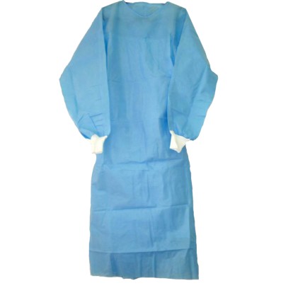 Стерильный хирургический халат, рукав на манжете, размер 48-50, длина 120, Гекса