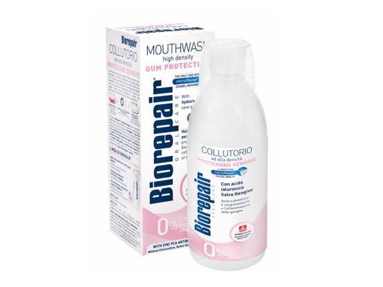 Ополаскиватель антибактериальный Уход за деснами Biorepair Gum Protection Mouthwash, 500 мл