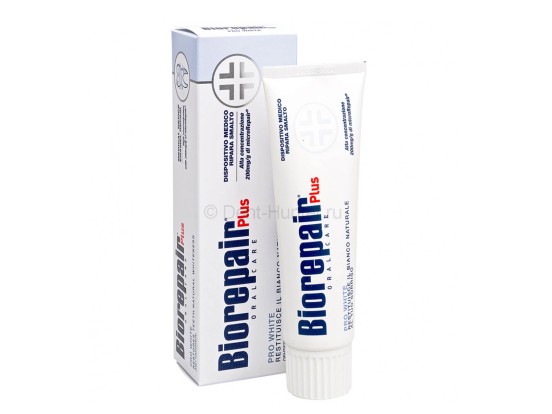 Зубная паста  PRO White PLUS, сохраняющая белизну зубов, 75 мл (Biorepair)