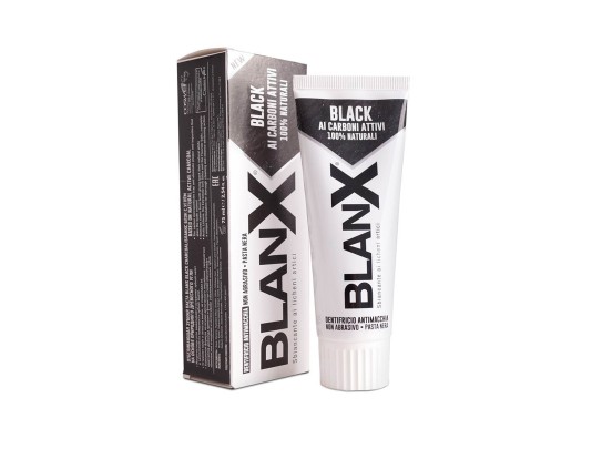 Зубная паста Charcoal Black с углем, 75 мл (Blanx)