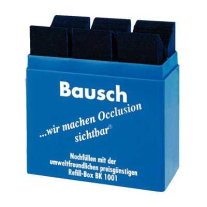 Синяя артикуляционная бумага ВК1001 (Bausch), 300 штук