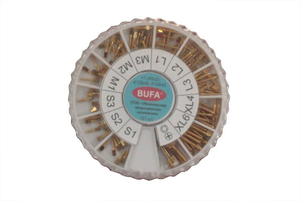 Набор анкерных штифтов BUFA, 60 штук и 2 ключа