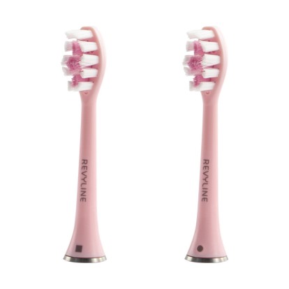 Насадка сменная для звуковой зубной щетки RL010  розовая,  2шт /Revyline
