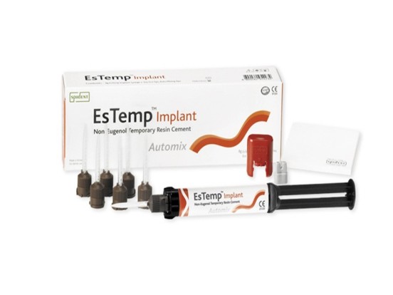 Временный цемент EsTemp Implant, 1 шприц х 8 г (Spident)