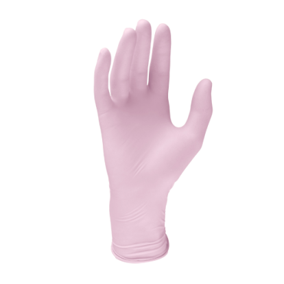 Латексные текстурированные перчатки Monoart, XS, розовые, 50 пар, Euronda