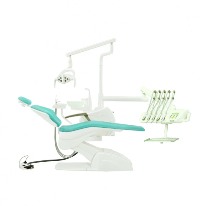Установка стоматологическая QL2028 с микромотором (Pragmatic) с в/п воды с мягкой обивкой цвет синий