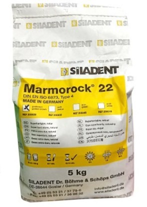 Гипс Marmorock 22,  5 кг (SilaDent)
