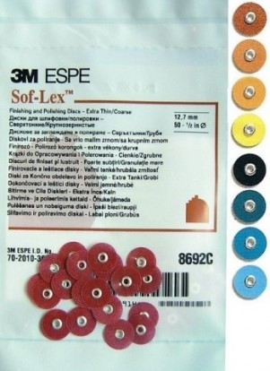 Диски Соф-Лекс (Sof-Lex) 8693М, 3M, малые розовые, 50 штук