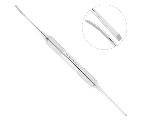 40-24* Распатор, ручка DELUXE, диаметр 10 мм, 2.5-2.5мм, HLW / Германия