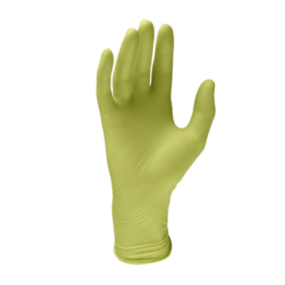 Перчатки Euronda MONOART латексные текстурированные,  L (50пар) Цвет ЛАЙМ (зеленый)