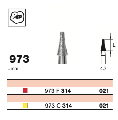 Бор  алмазный D+Z  /973 C 314.021