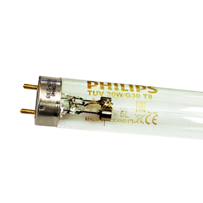Лампа люминисцентная двухцокольная марки Philips, моделиTUV 30 W