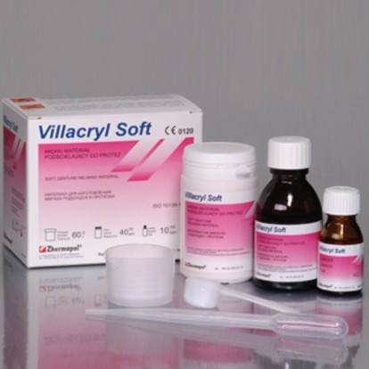 Материал Villacryl Soft,порошок 60 г, жидкость 40 мл (Zhermack)