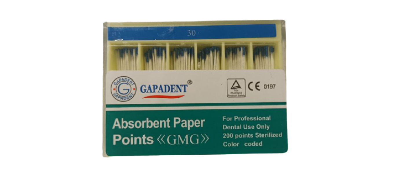 Бумажные штифты GMG 02 №30, (200шт), GAPADENT / Китай