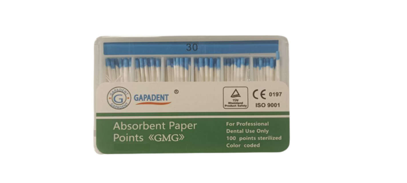 Бумажные штифты GMG 04 №30, (100шт), GAPADENT / Китай
