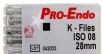 К-Файл / K-Files - Pro-Endo №08, 28мм, (6шт), VDW / Германия